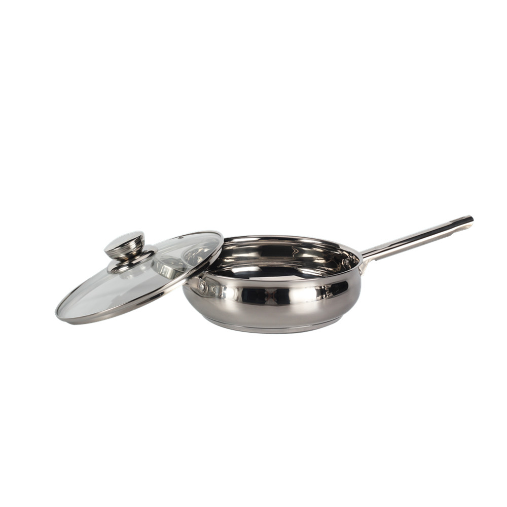 12pcs Stainless Steel Cookware Set With Glass Lid — 4
