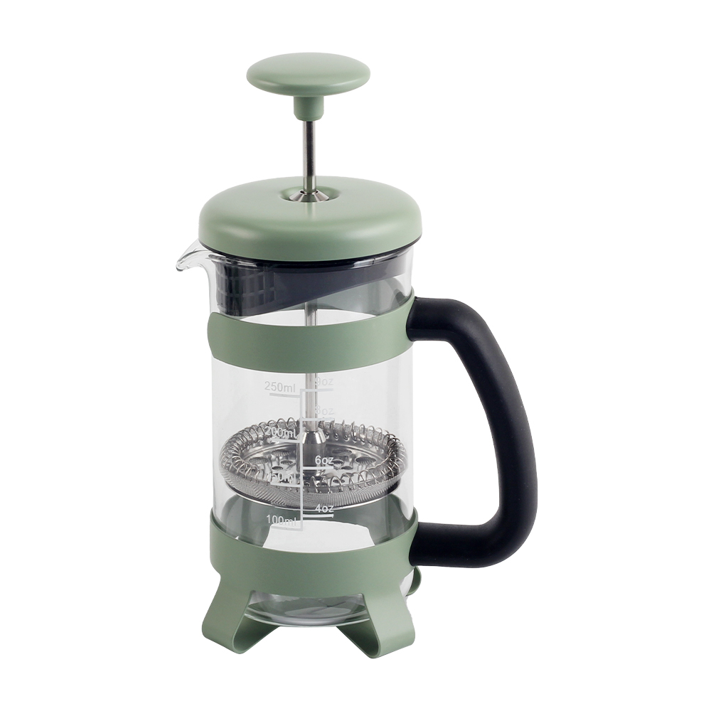 High-Heat Borosilicate Glass French Press — product information