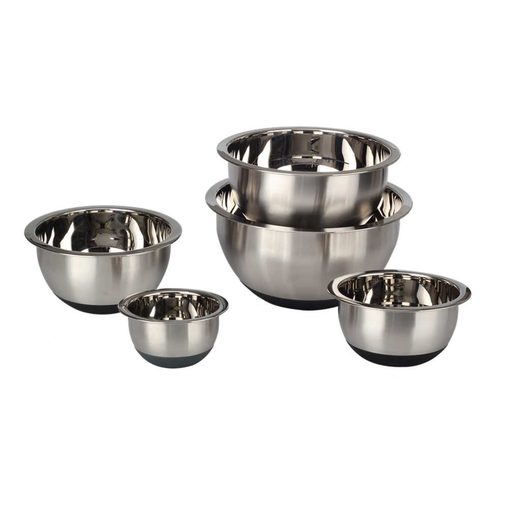 Easy-Grip, Stainless Steel Mixing Bowls for Baking, Cooking, Salad & Food Preparation — 2