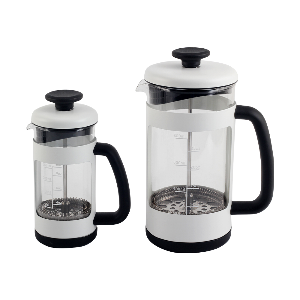 Heat Resistant Thickened Borosilicate Glass Stainless Steel Coffee Press