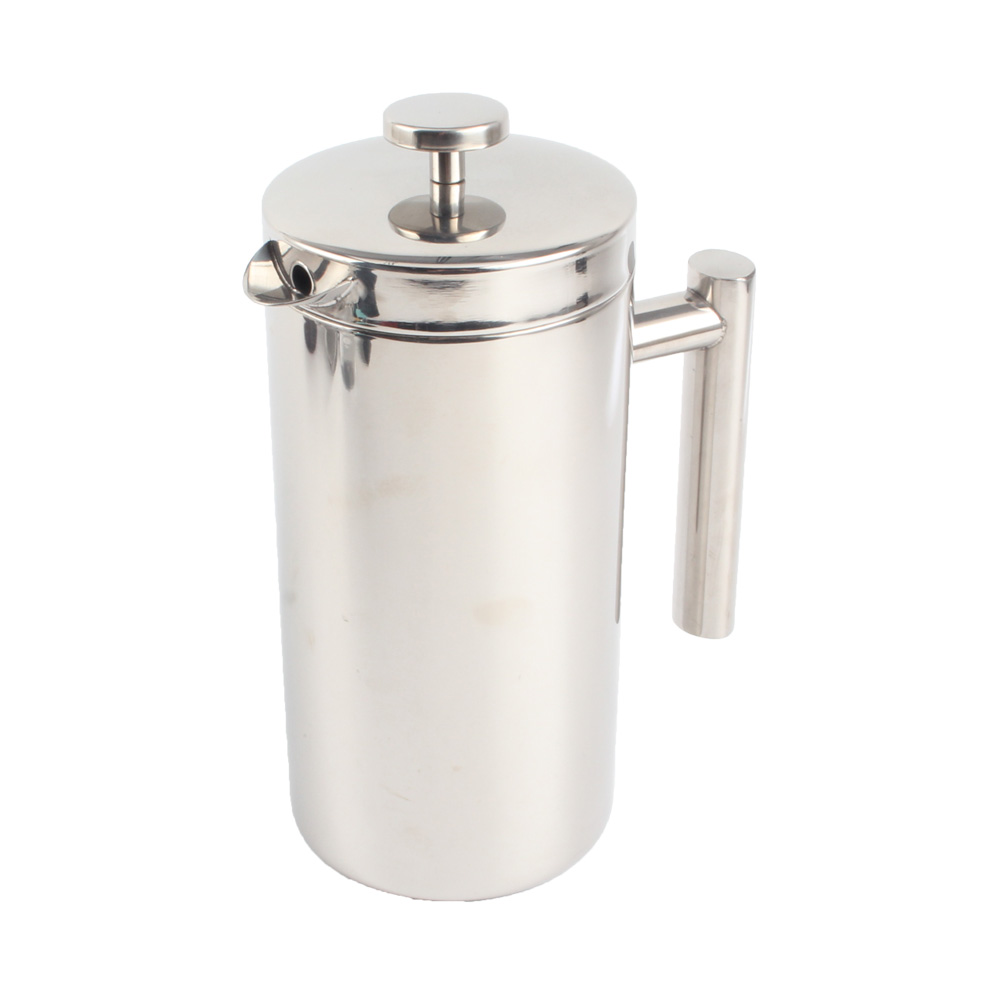 Double-Walled Insulated Stainless Steel French Press, 1 Litre Coffee Maker — 3