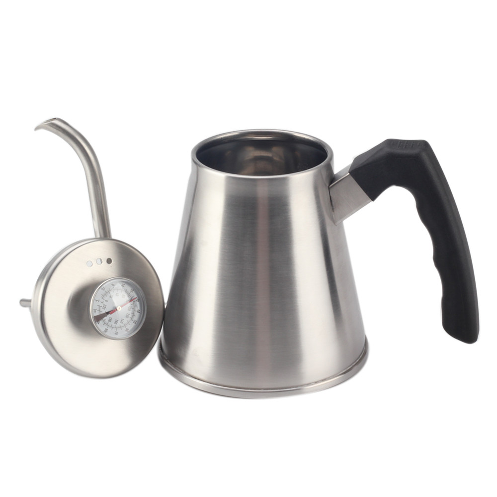 Pour Over Kettle, Gooseneck Kettle With Thermometer — 4