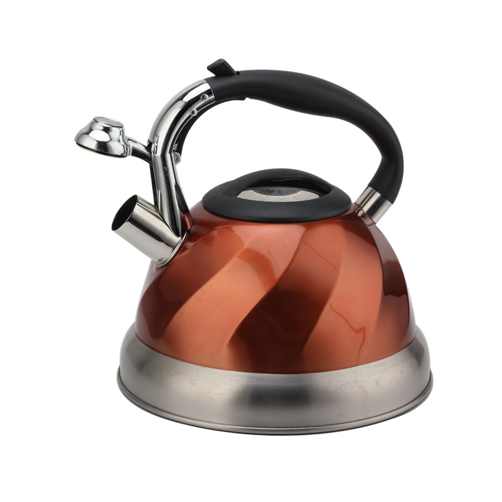 Stainless Steel Kettle, Whistling Kettle Gas Stove, Whistling Kettle — 4