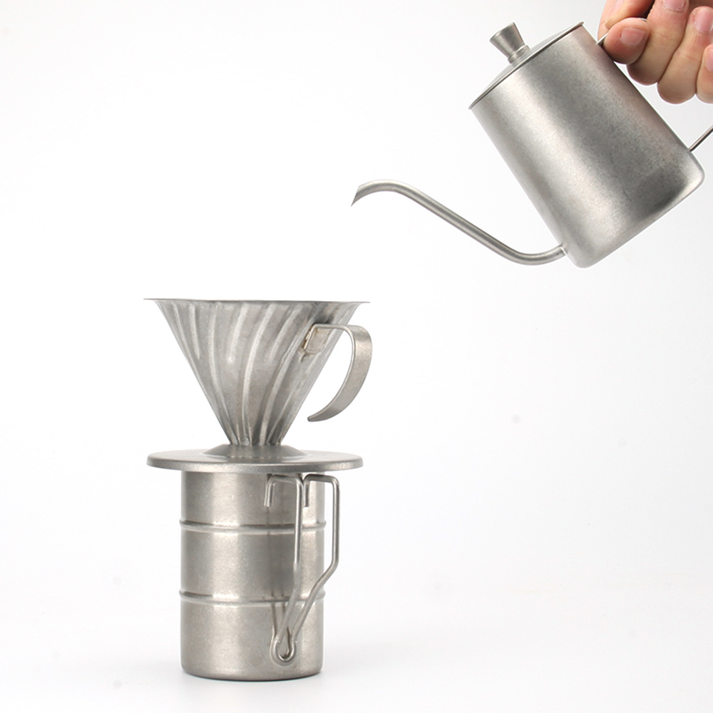 Hand Coffee Gift Set, Camping Accessories Coffee Utensils Gift Set — 6
