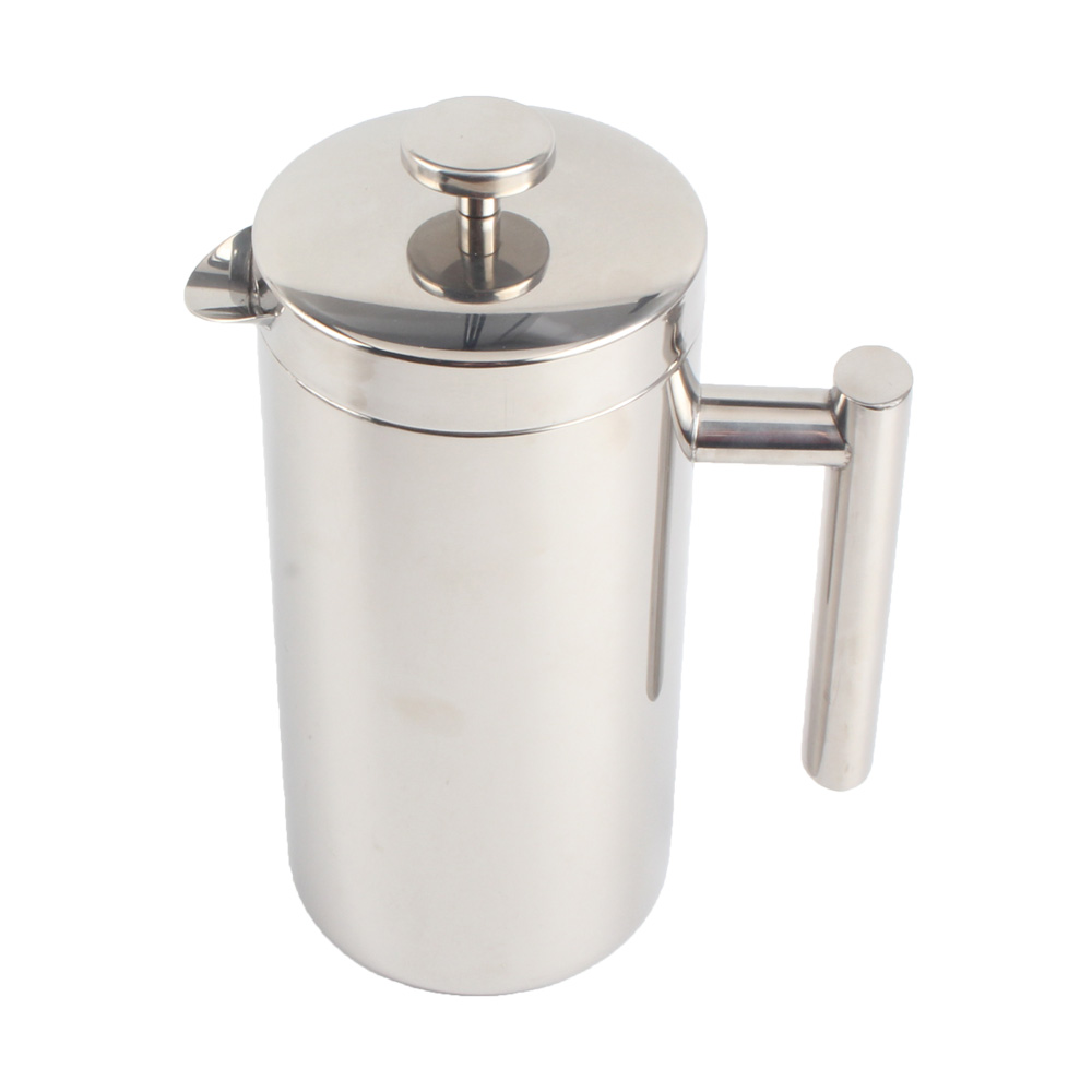 Double-Walled Insulated Stainless Steel French Press, 1 Litre Coffee Maker — 4