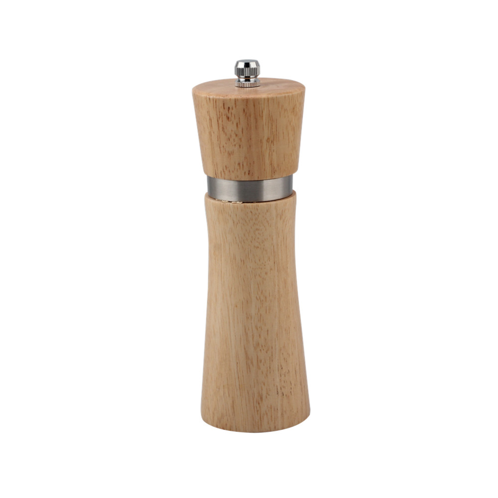 Wooden Salt And Pepper Grinder,6.3 Inch Manual Salt And Pepper Mill