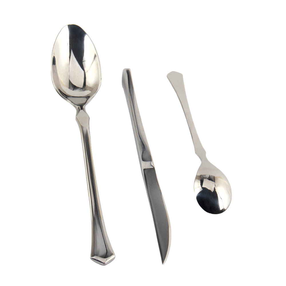 3pcs Metal Steel Flatware Sets — 7