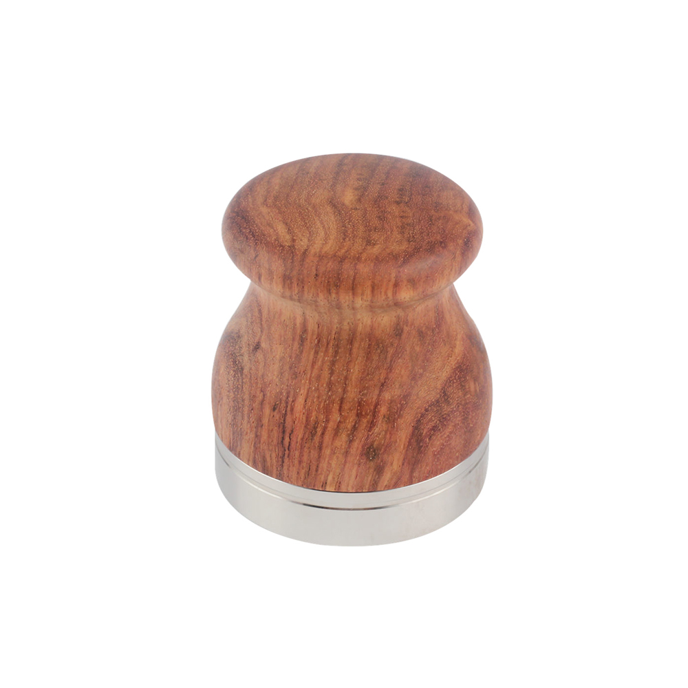 Stainless Steel Espresso Press With Wood Handle — 5