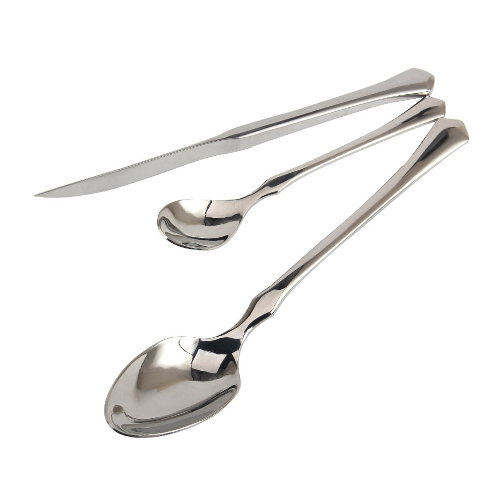 3pcs Metal Steel Flatware Sets — 3
