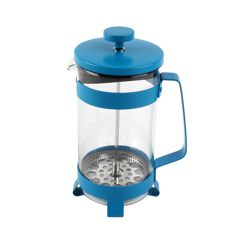 Tea Brewer & Coffee Plunger 34oz, Heat Resistant Borosilicate Glass Caffettiere With Steel Plunger — product information
