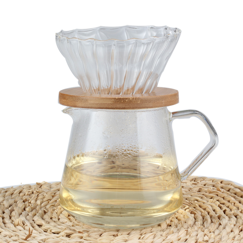 Glass Coffee Dripper, Hand Coffee Brewer for Home — product information