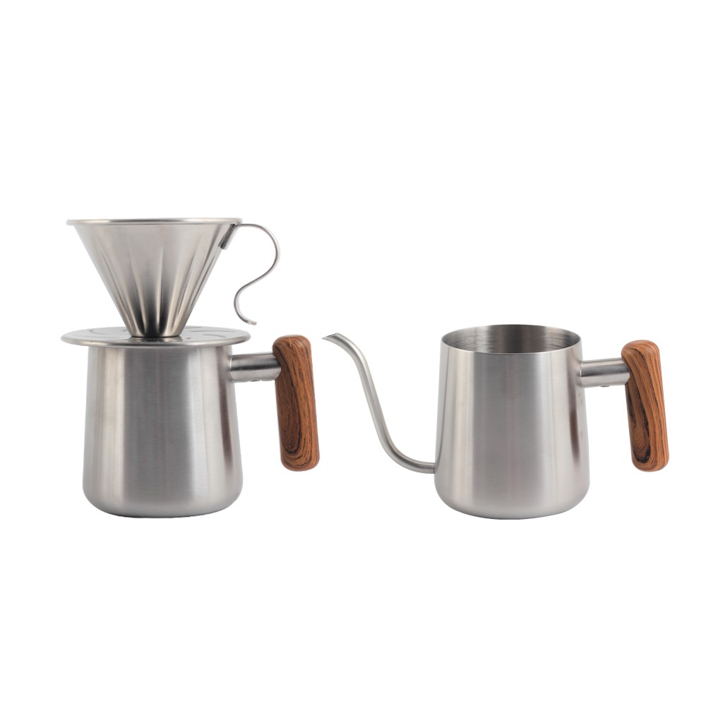 Modern Camping Coffee Set, Portable Pour Over Coffee Maker Set