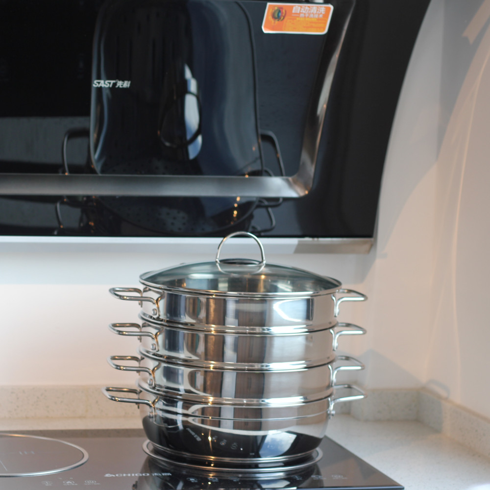 4 Tier Stainless Steel Steamer — 6