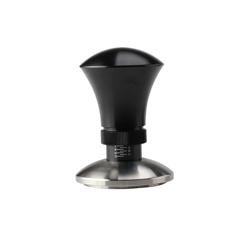 Espresso Tamper Tool, Spring Loaded Tamper With Stainless Steel Base
