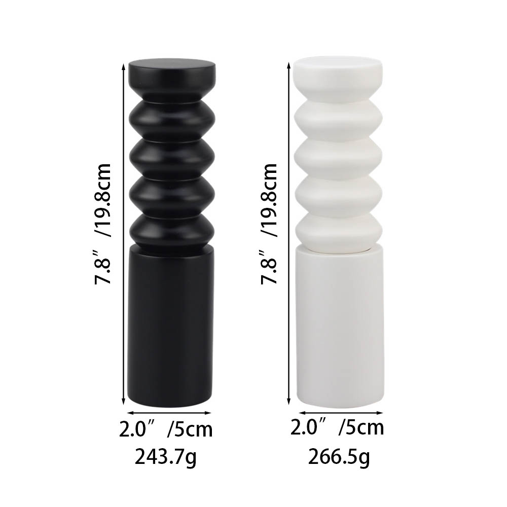 Salt And Pepper Grinder, 7.8 Inch Manual Salt And Pepper Mill — product information