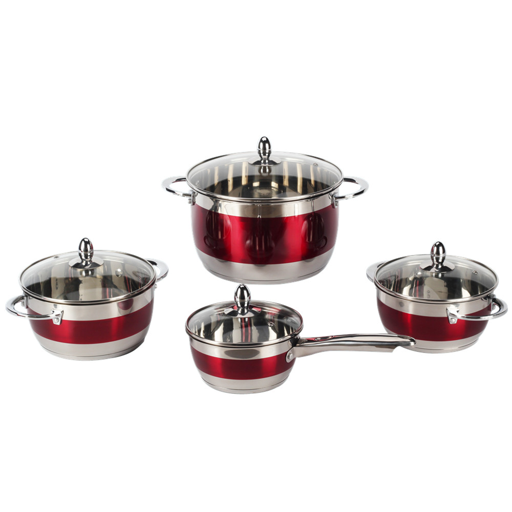 8pcs Stainless Steel Cookware Set