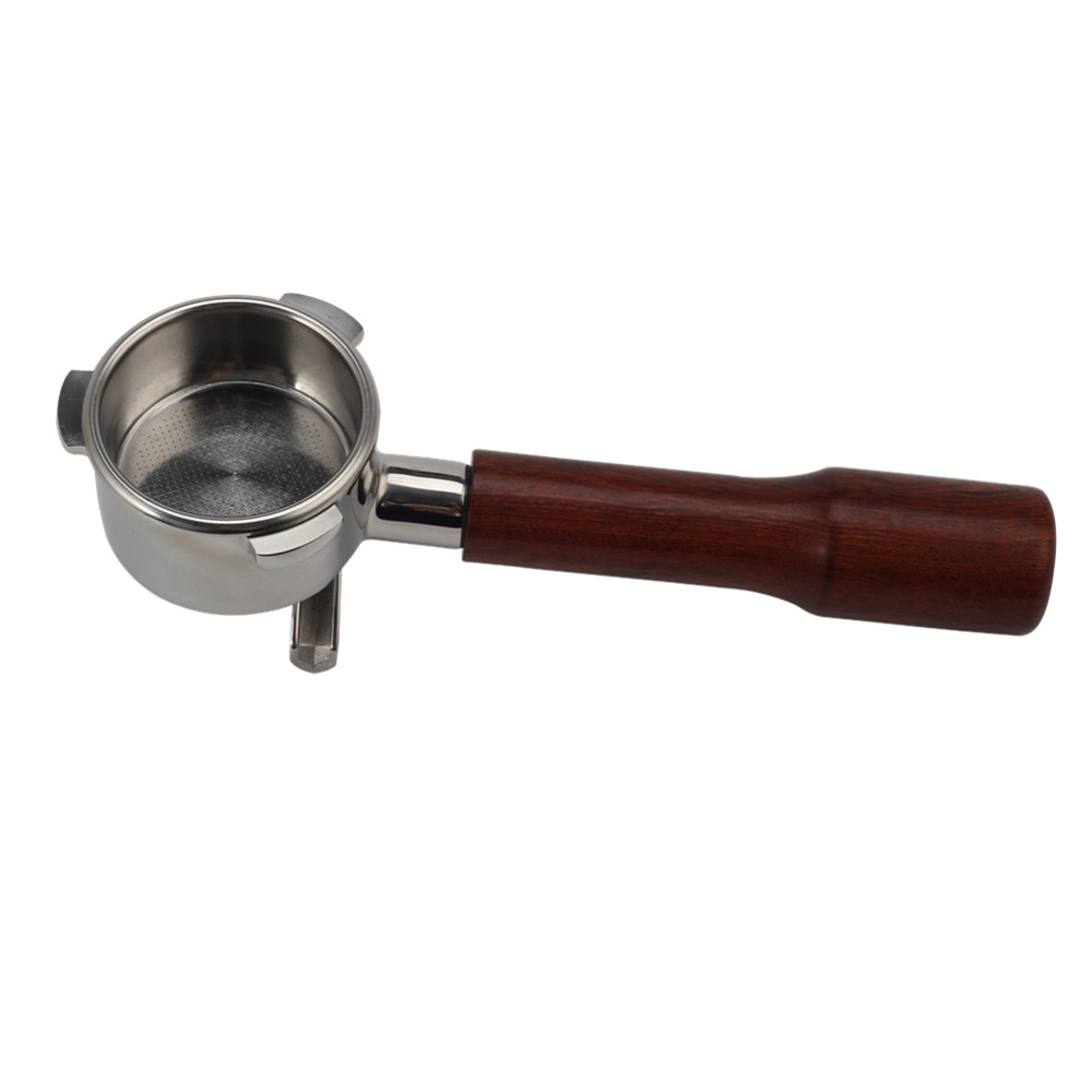 Double Spout Portafilter 3 Ears With Stainless Steel Filter Basket — 2