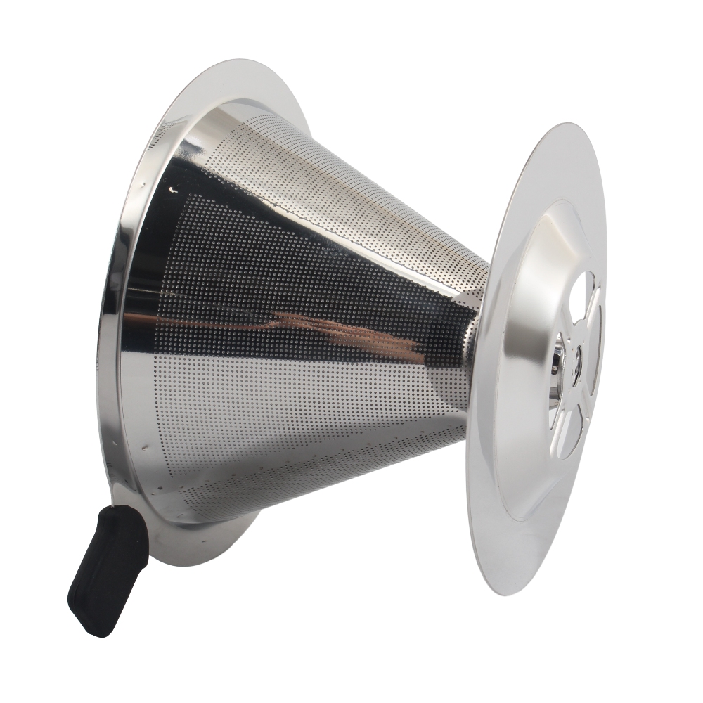 Stainless Steel Coffee Filter Cone Dripper Cup — 5