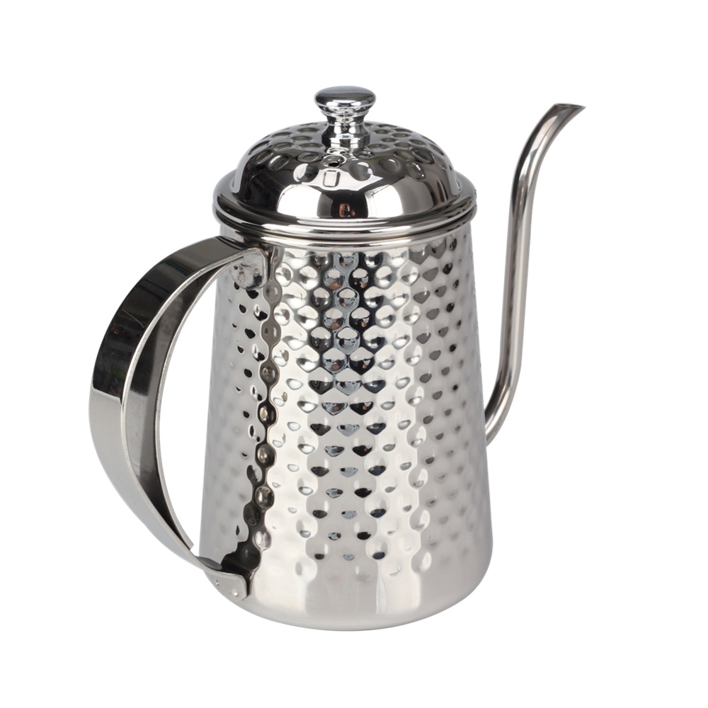 650ml Goose Necked Kettle With Hammer Finish — 3