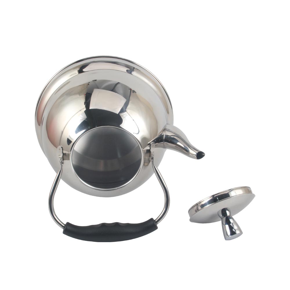 S/S Whistling Tea Kettle With Gooseneck — 6