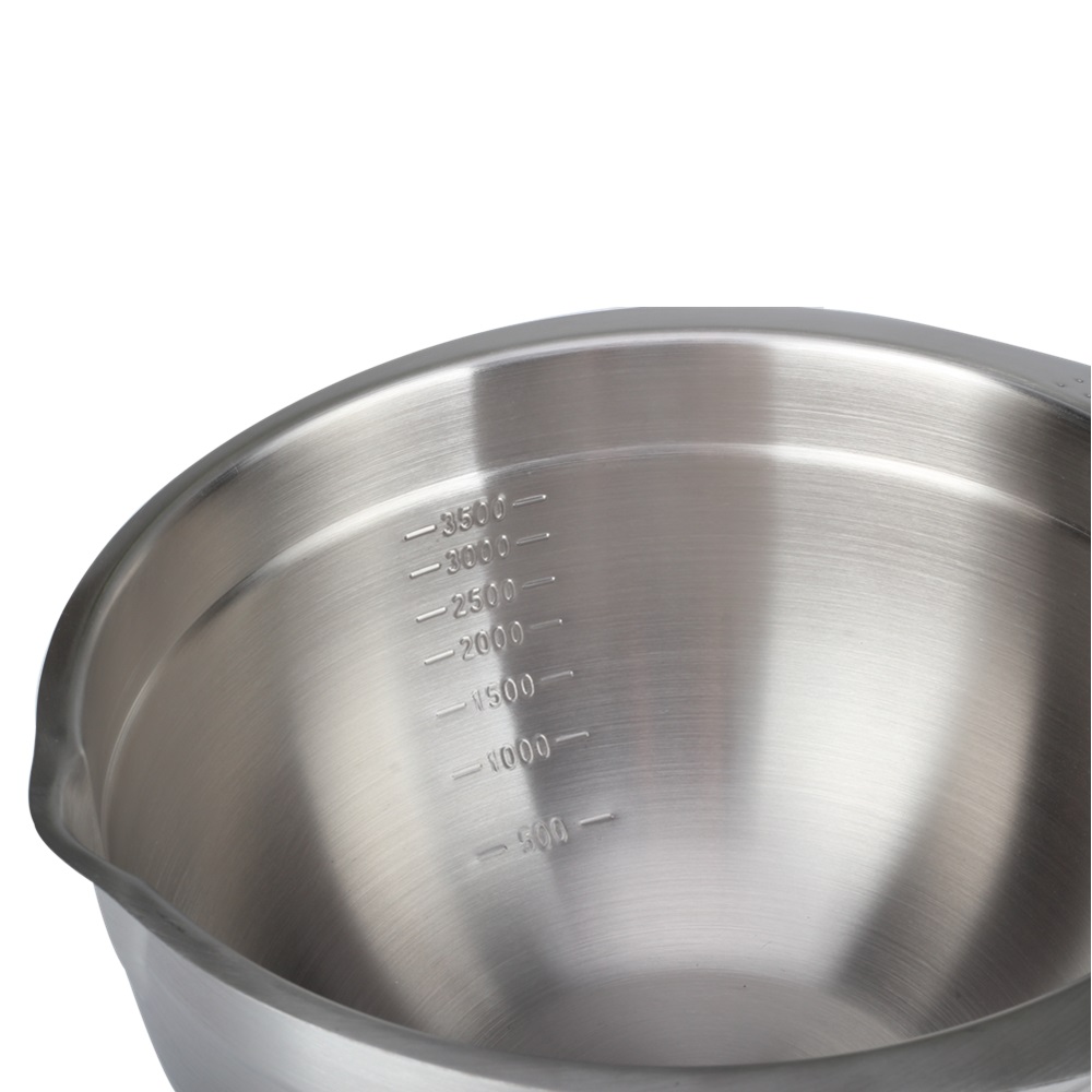 3-Piece Mixing Bowl Set for Kitchen Mixing Bowl With Pouring Spout — 7