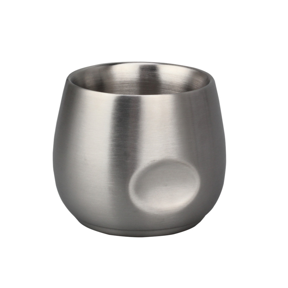 Double Wall Metal Insulated Espresso Cups — product information
