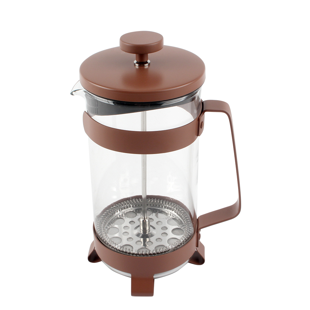Cold Brew Coffee Tea Pot, Heat Resistant Borosilicate Glass French Press — product information