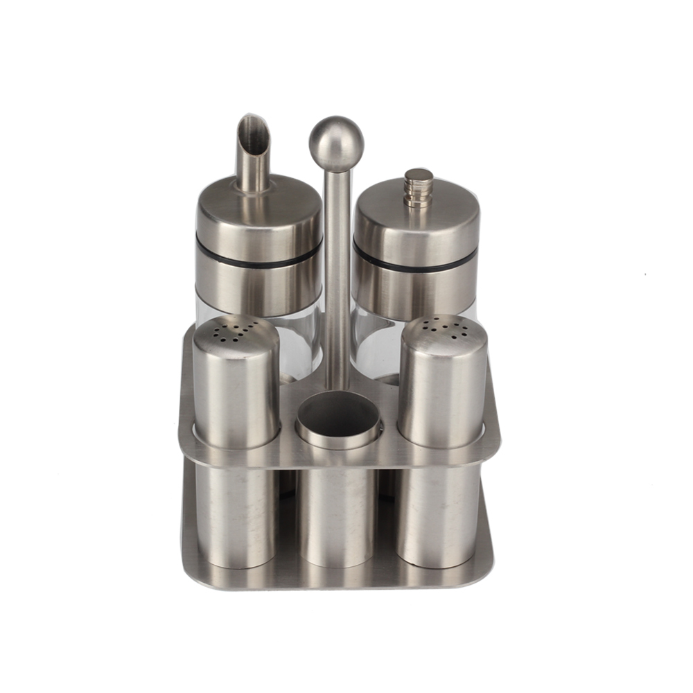 Stainless Steel Salt And Pepper Shakers Set — 2