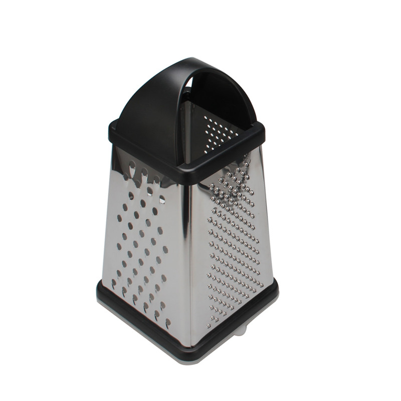 Stainless Steel Grater, Four Sided Grater for Cucumber, Carrot and Cheese, with Non-Slip Base — 2