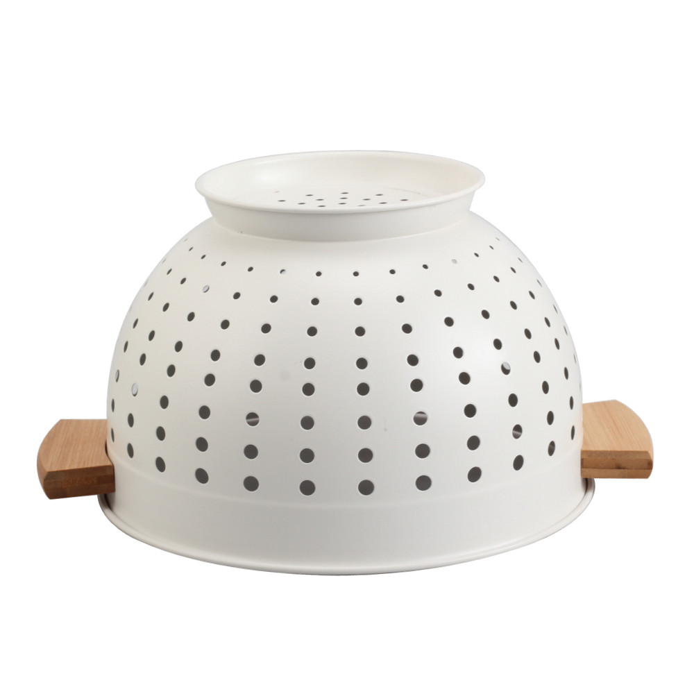 Large Kitchen Colander With Stable Base Perfect for Pasta, Fruits, Vegetables — 6