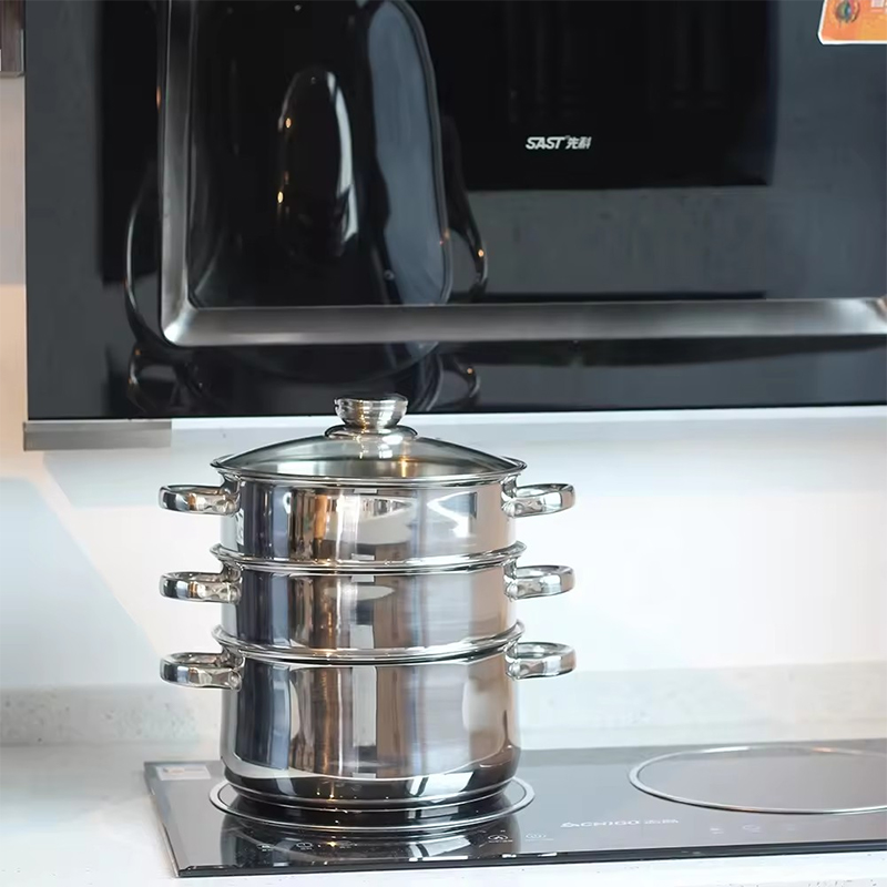 3 Tier Stainless Steel Steamer — 7