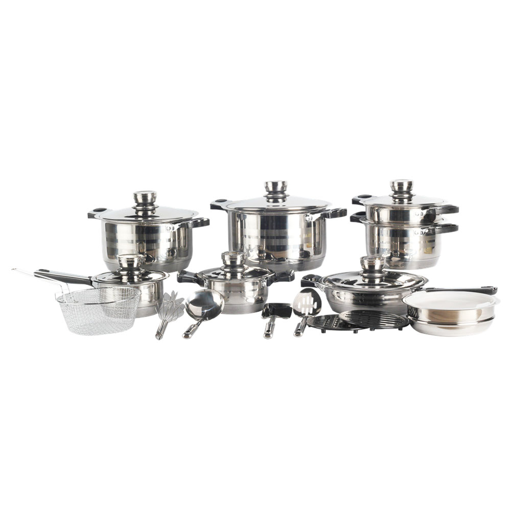 22pcs Stainless Steel Cookware Set — product information