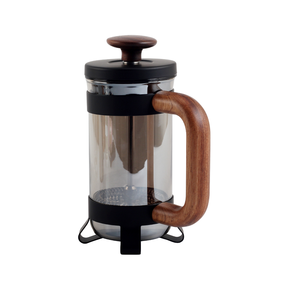 Glass Coffee French Press With Wood Handle — 3
