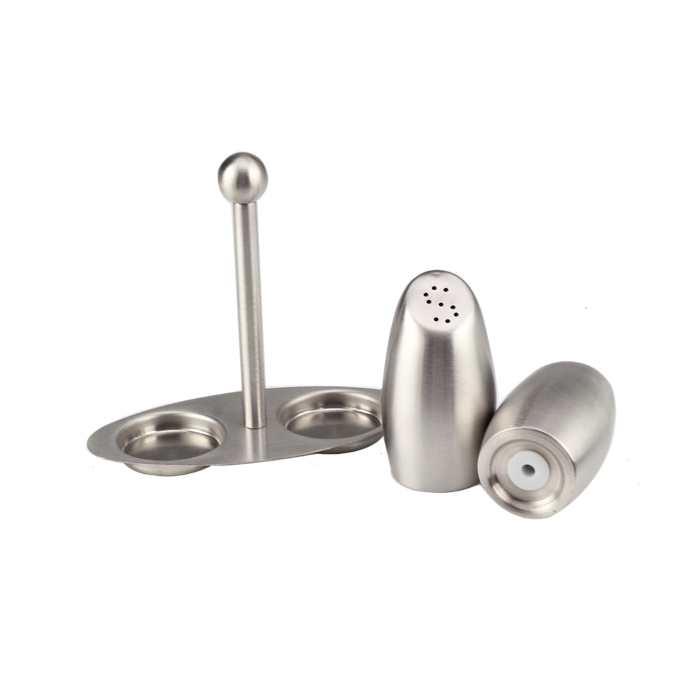 Stainless Steel Refillable Salt & Pepper Shaker — 3