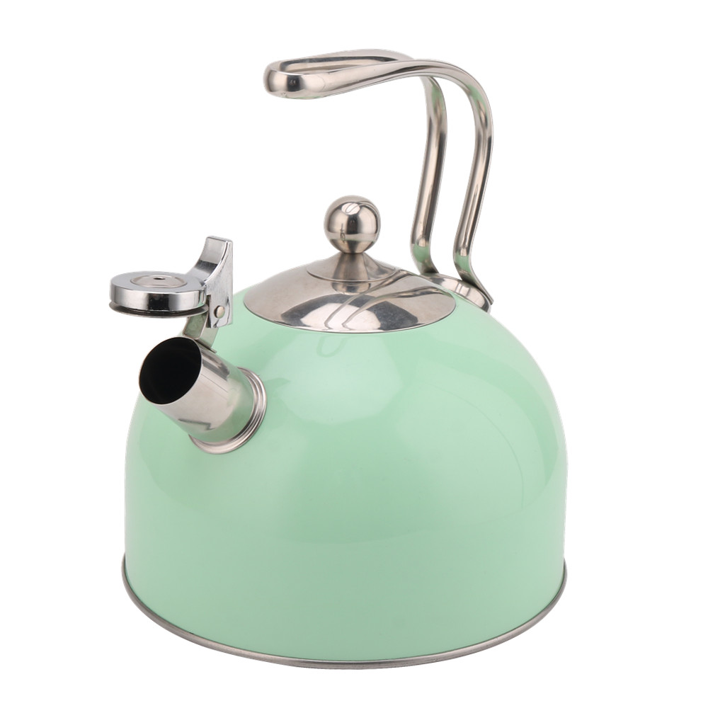 Stainless Steel Whistling Tea Kettle-Kettle With Flute-Scratch Resistant — product information