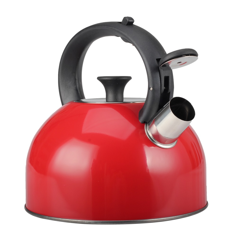 Whistling Kettle Hob Kettle Kettle for Gas Induction Camping Kettle Red — 3