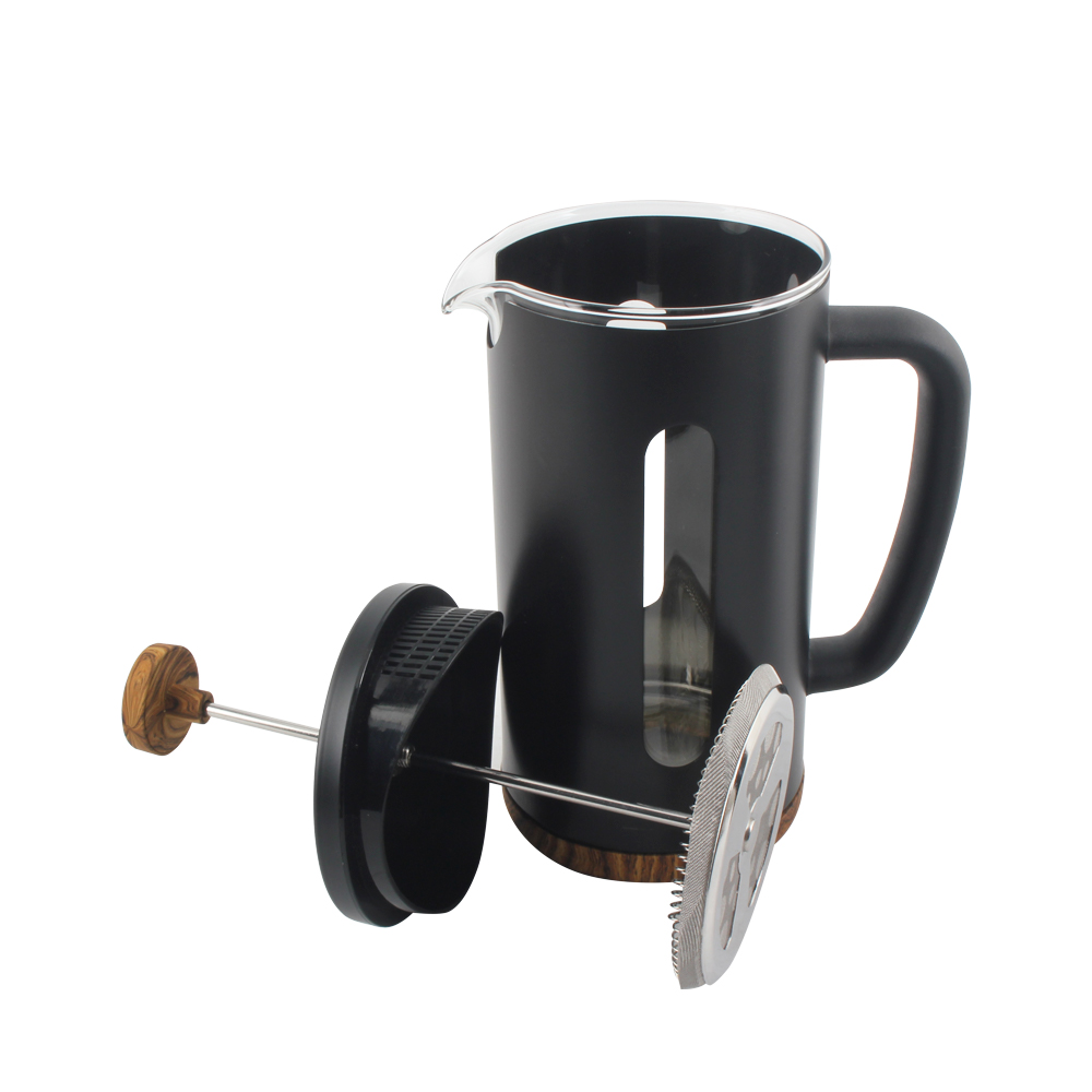 1 Liter Glass French Press Coffee Maker, Cold Brew Coffee Pot Tea Press for Kitchen — 3