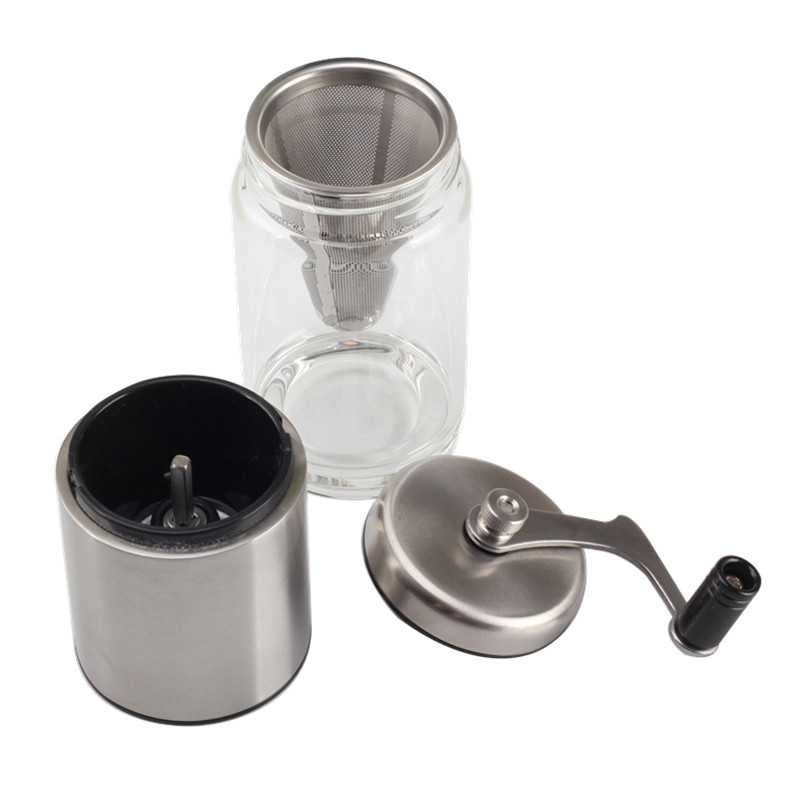 Stainless Steel Portable Coffee Grinder With Filter — 5