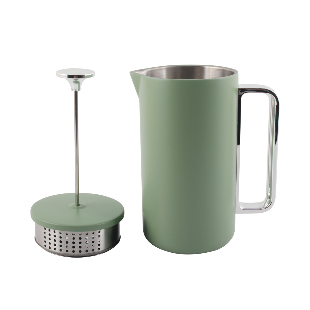 Double Walled Large Coffee Press, Stylish Free Kitchen Accessory — 4