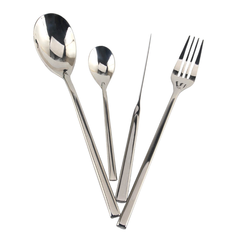 Tableware Include Forks Spoons Knives for Home Restaurant, Beaded Handle, Dishwasher Safe — 5