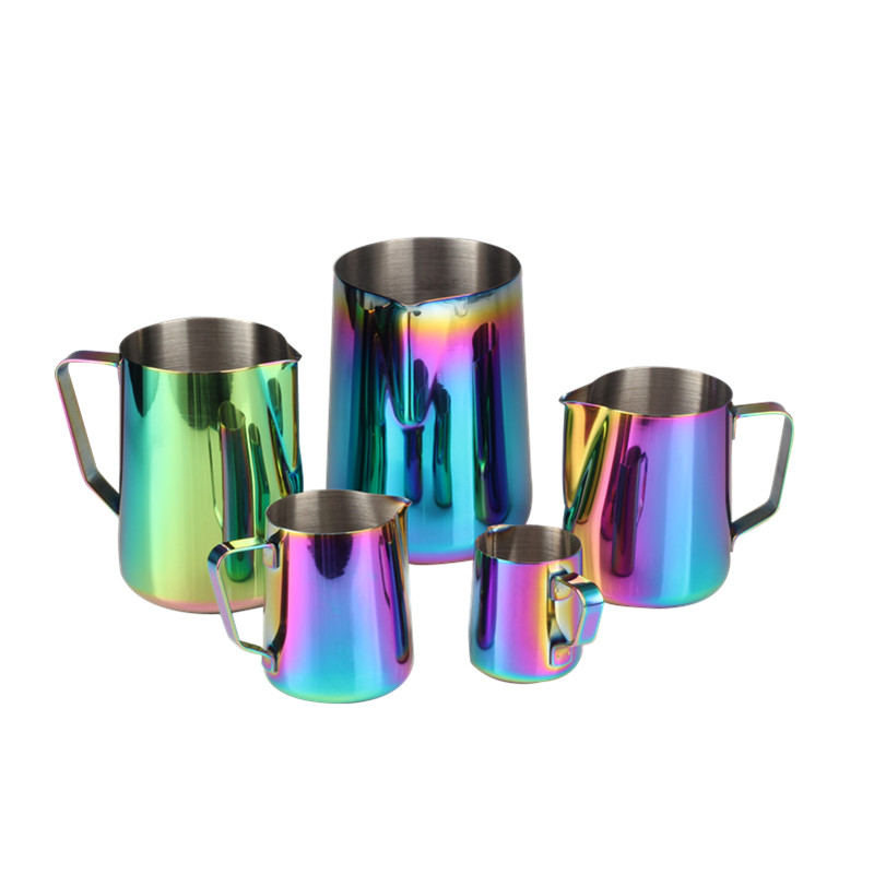 PVD Stainless Steel Espresso Steaming Pitcher Jug — product information