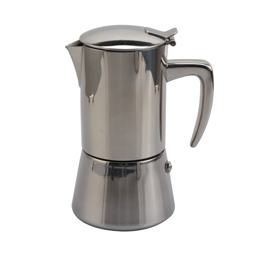 Stainless Steel Italian Coffee Machine Maker Induction Moka Pot — product information