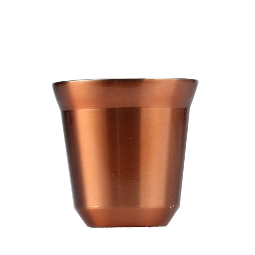 Double Wall Stainless Steel Espresso Cups — product information