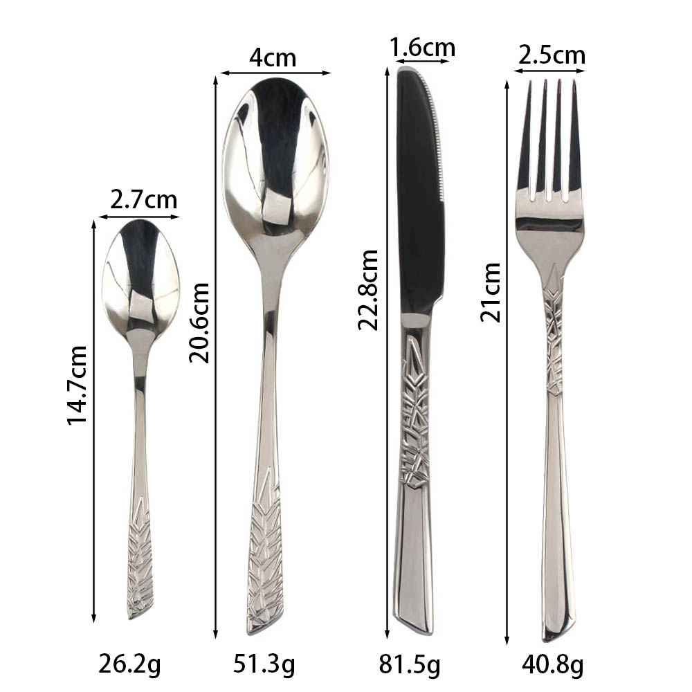 Premium Stainless Steel Flatware Set — 9