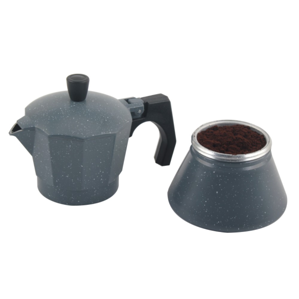 Stovetop Coffee Maker, Aluminum Coffee Pot — 4