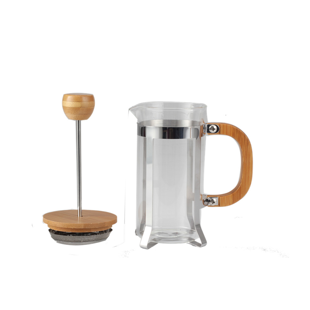 Single Cup French Press With Bamboo Lid — 3