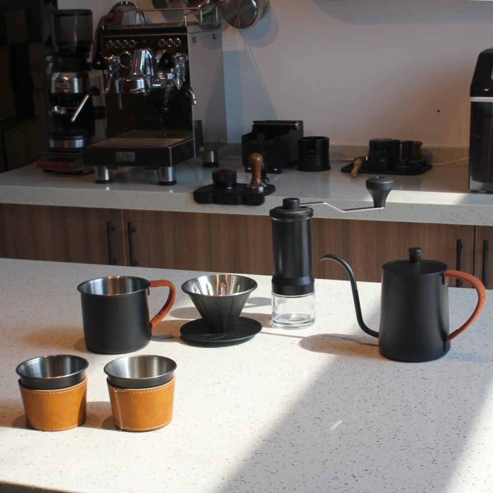 Travel Coffee Kit, All in One Portable Pour Over Set — product information
