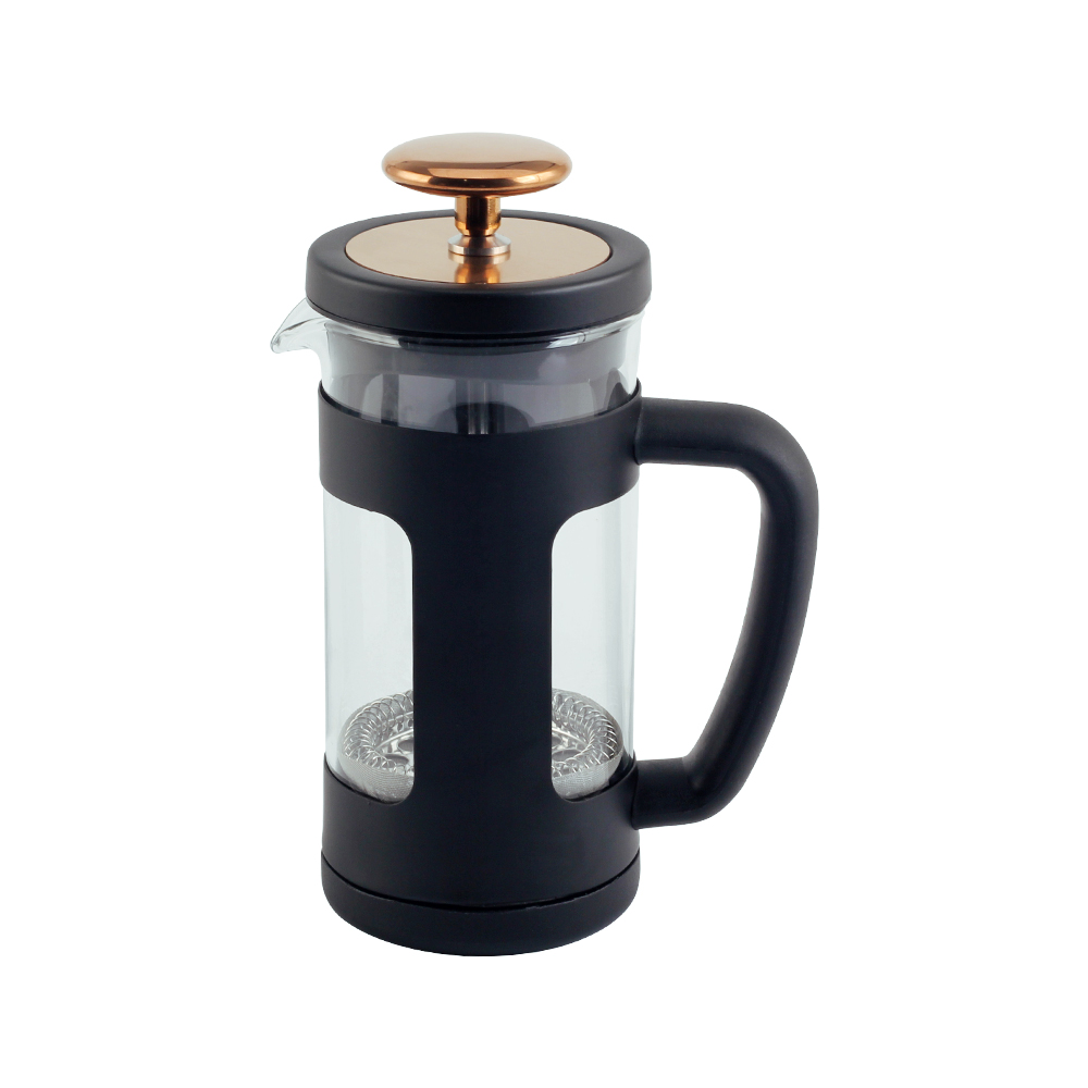 Stainless Steel Filter Plunger System & Durable Borosilicate Heat Resistant