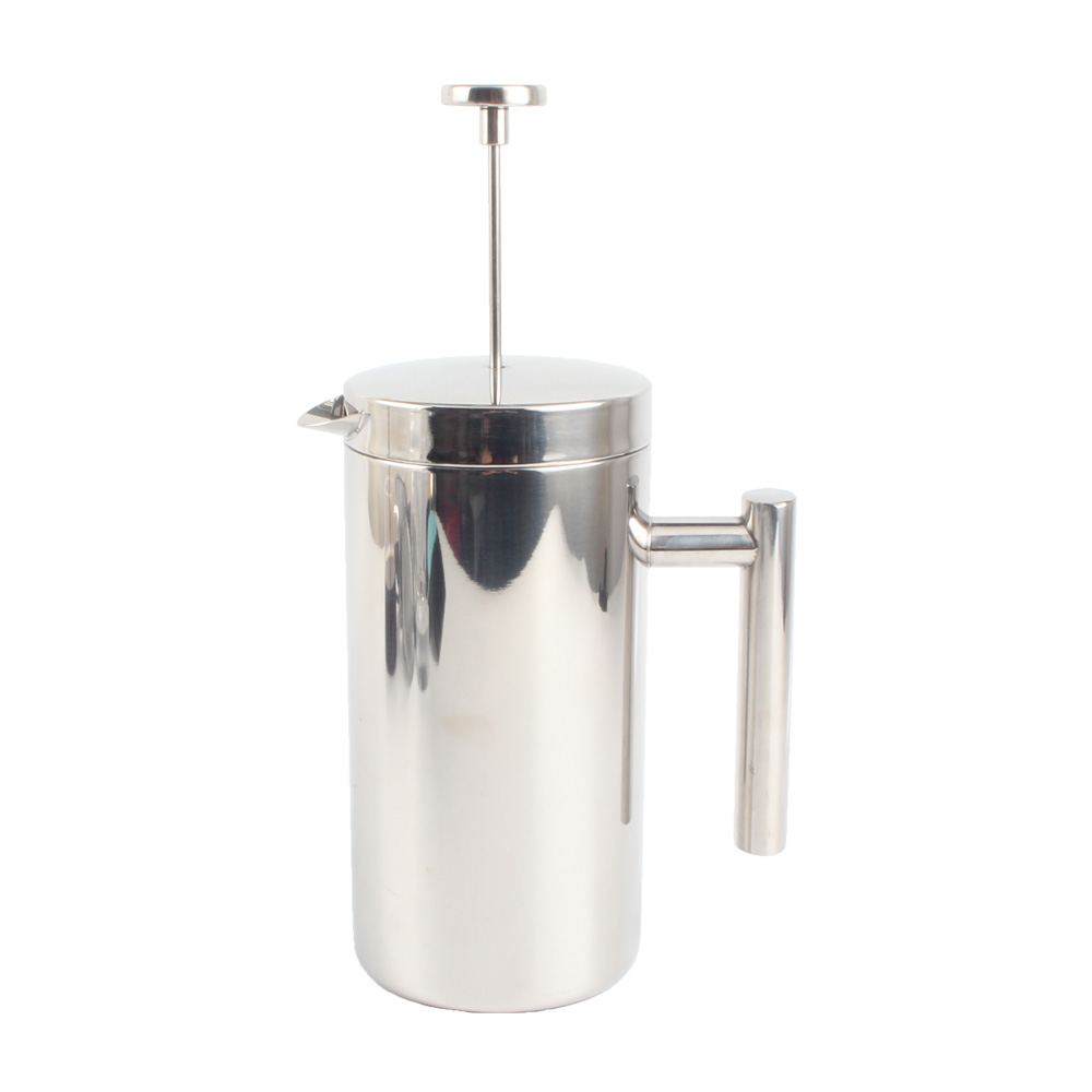 Double-Walled Insulated Stainless Steel French Press, 1 Litre Coffee Maker — product information