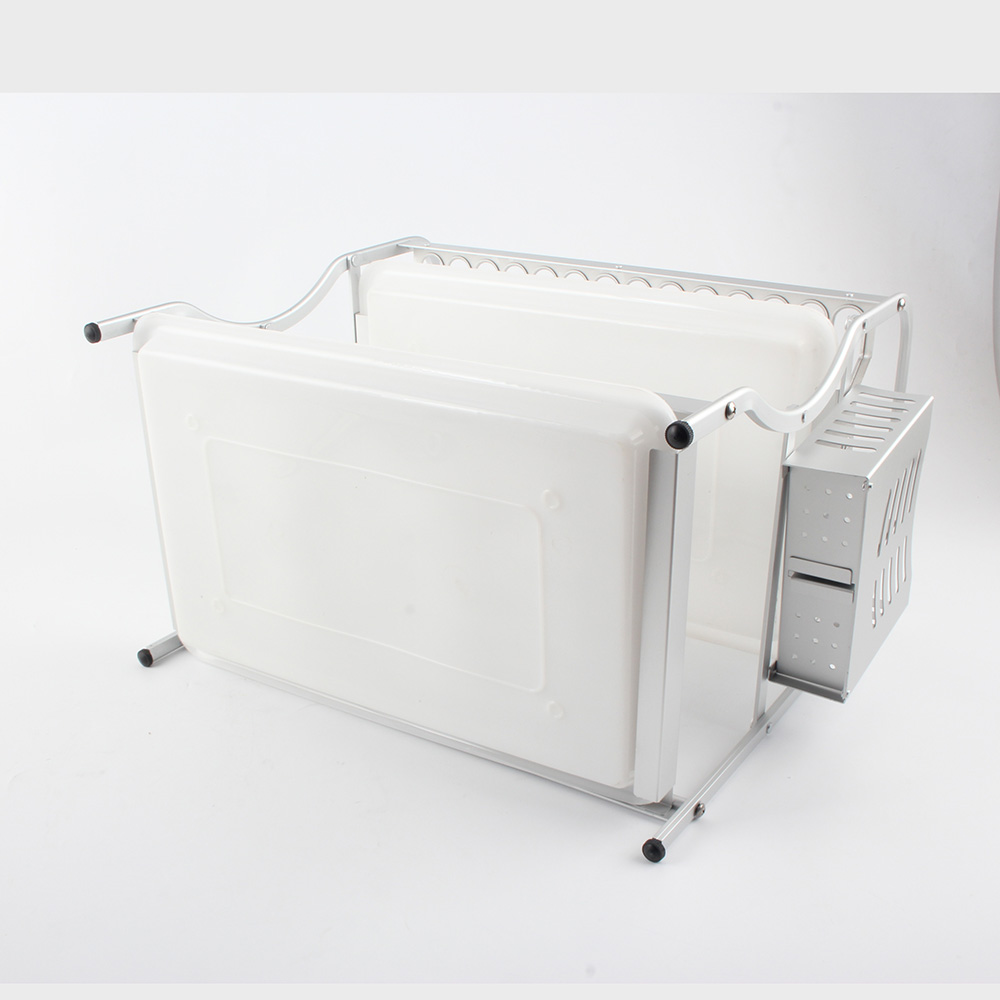 Multifunctional Dish Rack for Kitchen Counter, Anti-Rust Dish Drainers With Cutlery & Cup Holders — 6